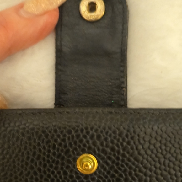 Chanel Black Vintage Caviar Leather Wallet  Full Inclusion - Picture 4 of 12